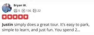 Napa kayak Tour Review, Justin does a great kayak tour review by Brian W.