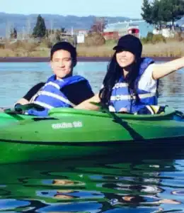 A couple enjoying a Napa Kayak Rental